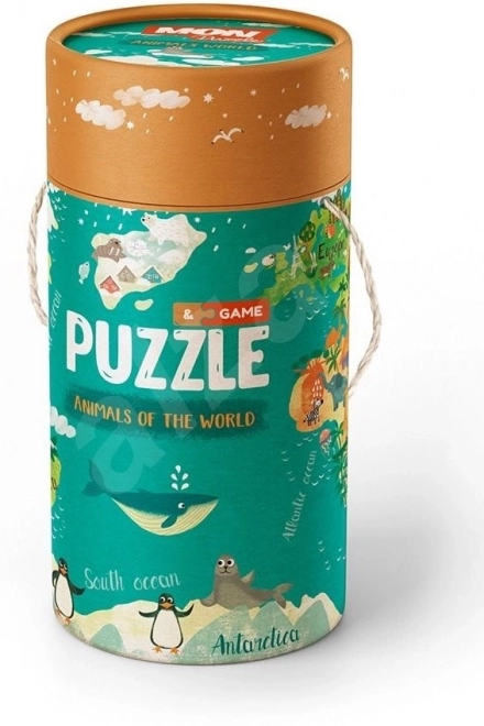 Puzzle- und Zubehör-Set Welt der Tiere