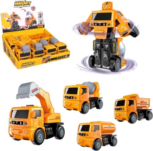 Robotisches Bausatzauto mit Schwungrad