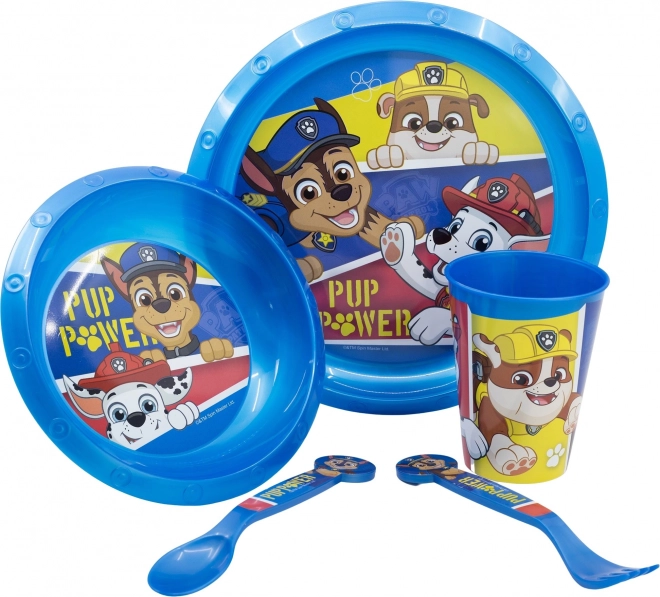 Kinder Geschirrset 5-teilig PAW Patrol