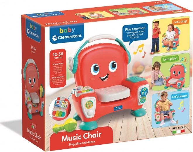 Interaktiver Clementoni Baby Sessel Singe, Spiele und Tanze