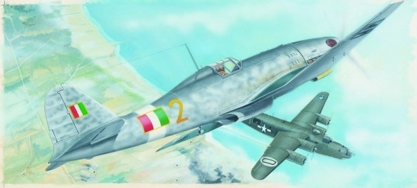 Plastikmodellflugzeug Fiat G.55