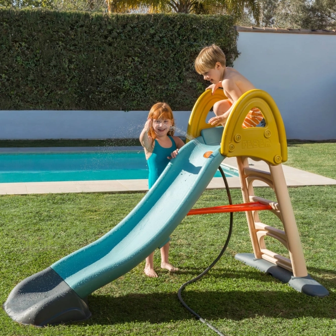 Große Gartenschräge mit Wasserrutsche 190 cm