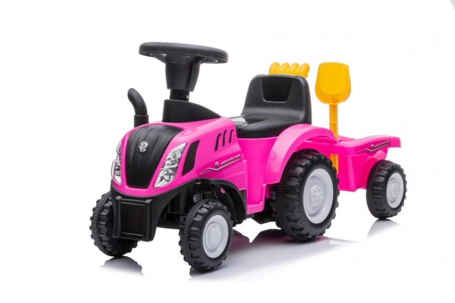 Rosa Trecker New Holland für Kinder