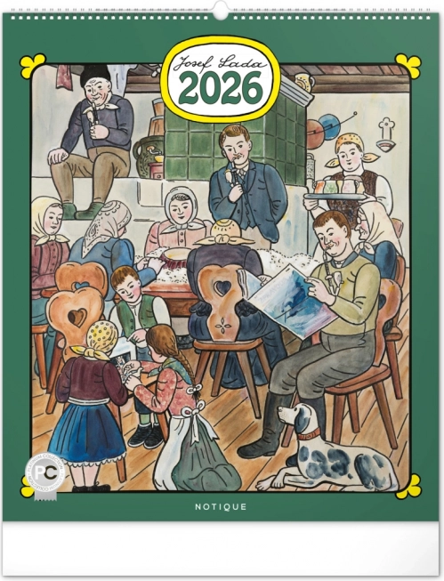 Wandkalender Josef Lada 2026