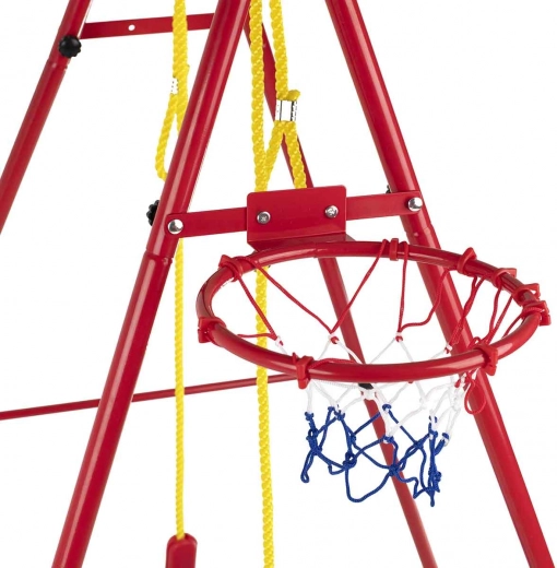 Stabile Metallkonstruktion für sicheres Spielen