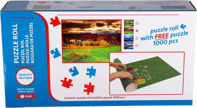 Einfache Lagerung nicht fertiggestellter Puzzles