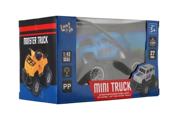 Mini RC-Truck Blau mit Licht