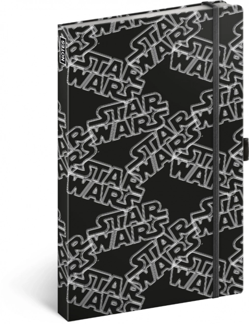 Notizbuch Star Wars Schwarz liniert, 13 x 21 cm