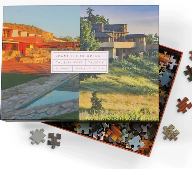 Frank Lloyd Wright Doppelseitiges Puzzle 500 Teile