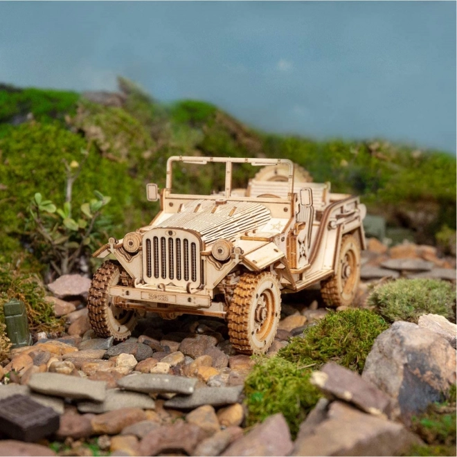 3D Holzpuzzle Militärjeep von ROBOTIME ROKR