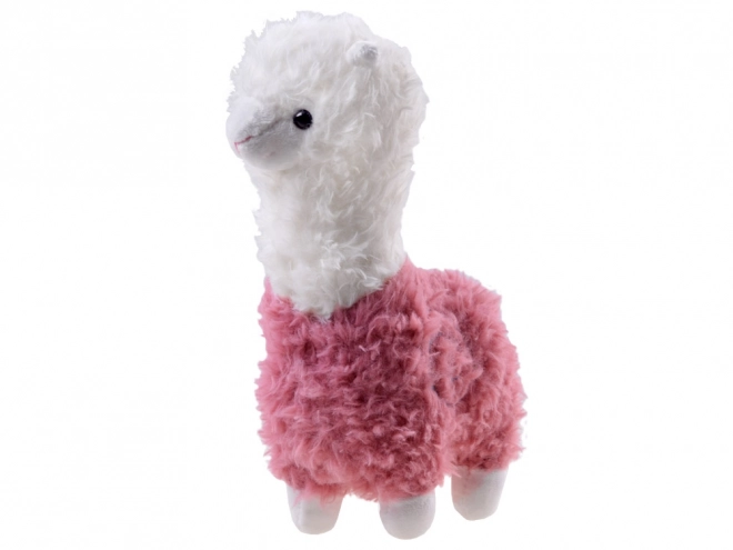 Flauschiges Lama Plüschtier 28cm – rosa