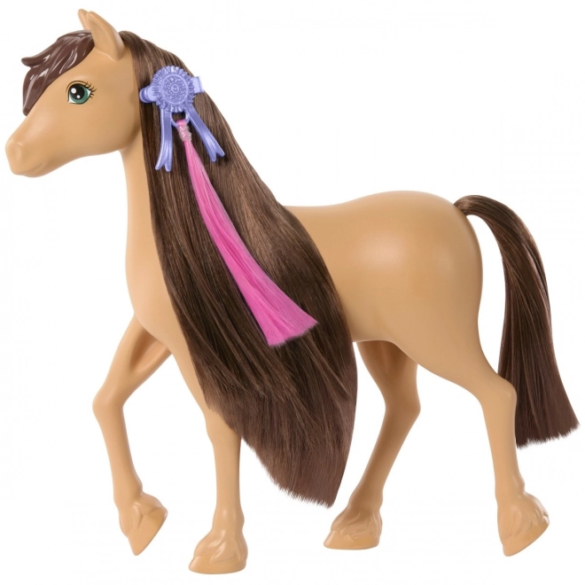 Barbie Pferd Pepper mit braunen Haaren zum Stylen