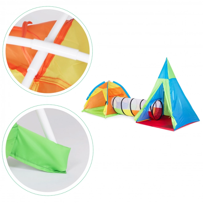 Kinder Spielzelt Set 3-in-1 Igloo Tipi Tunnel von IPlay