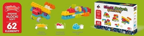 Weiche Bausteine für kleine Genies