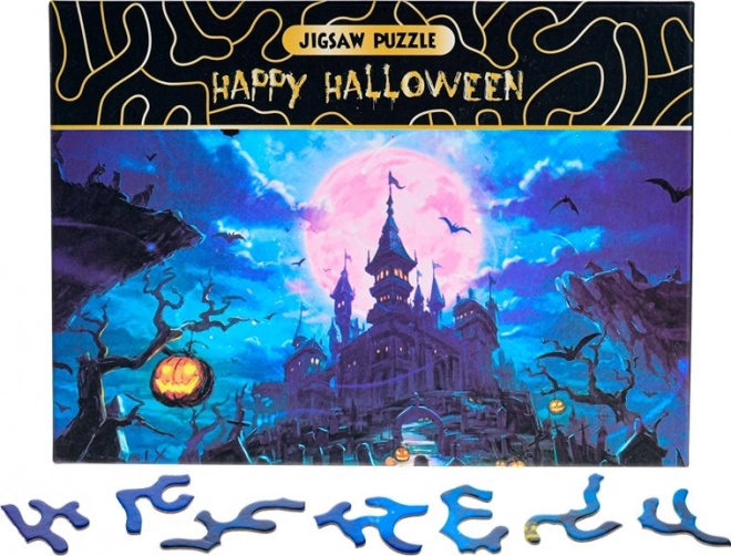 Puzzle Happy Halloween: Spukschloss