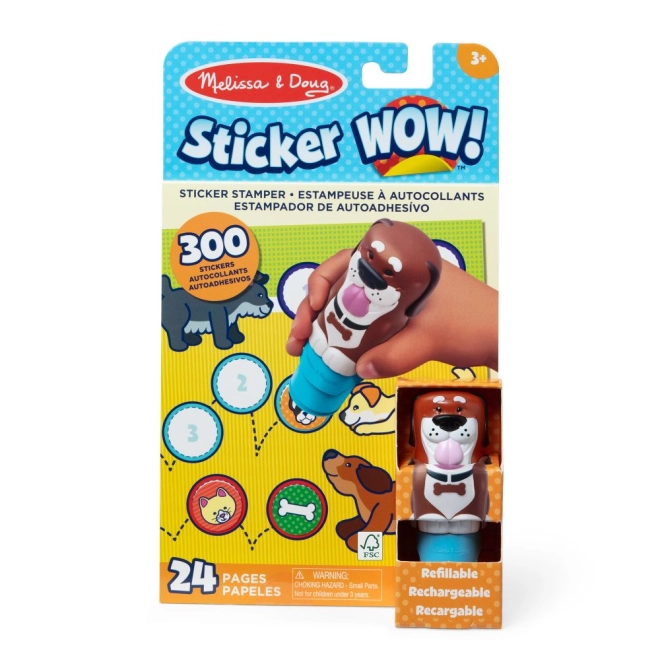 Sticker WOW! Stickerbuch mit Hundestempel