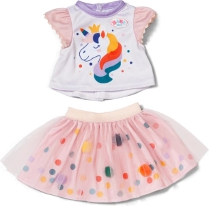 Tutu-Kleidchen mit Einhorn für Puppen 43 cm BABY born