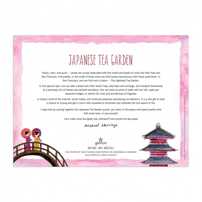 Puzzle Japanischer Teegarten - 300 Teile