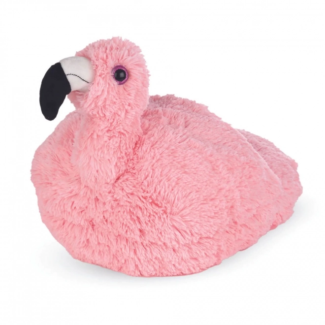 Cozy Noxxiez Plüsch Flamingo Wärmeschuh