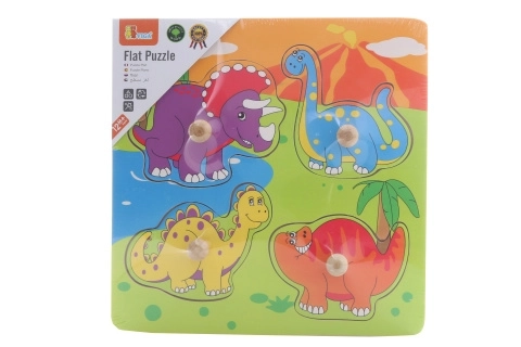 Holzpuzzle Dinosaurier