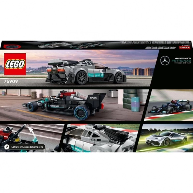 Lego Speed Champions Mercedes-AMG F1 W12 E Performance und Mercedes-AMG ONE Baukasten