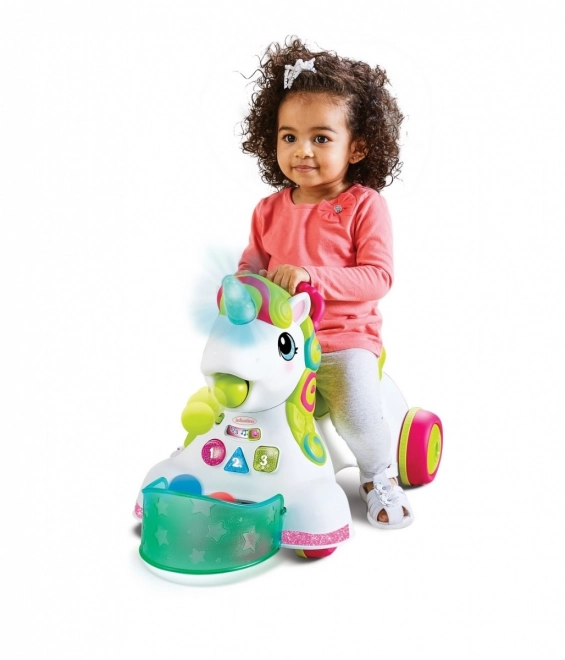 3-in-1 Schiebe- und Fahrspielzeug Einhorn