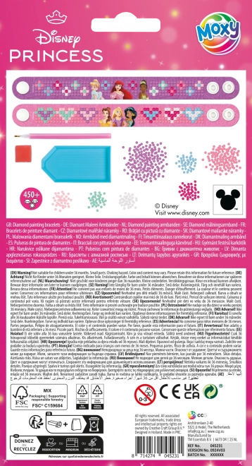 Diamantmalerei - Armbänder Disney Prinzessinnen