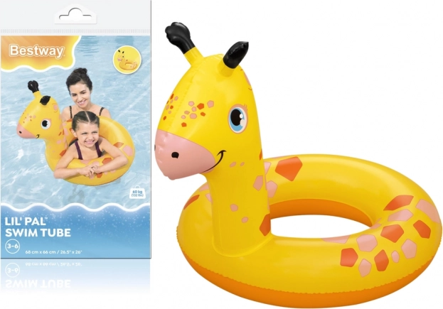 Aufblasbarer Ring Giraffe 68 x 66 cm Bestway