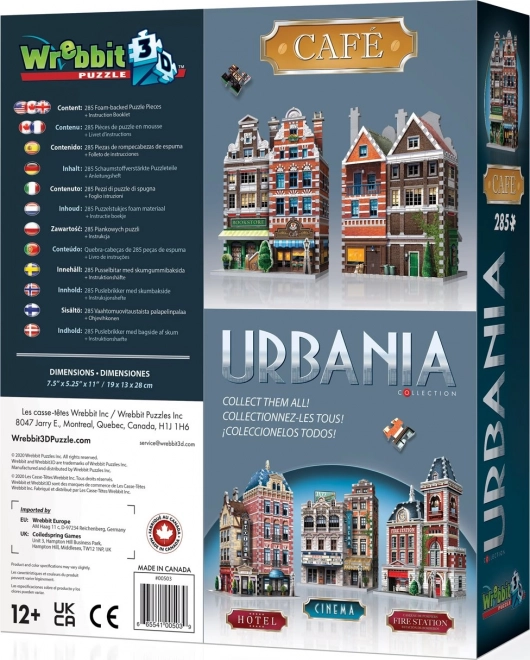 Wrebbit 3D Puzzle Urbania: Café