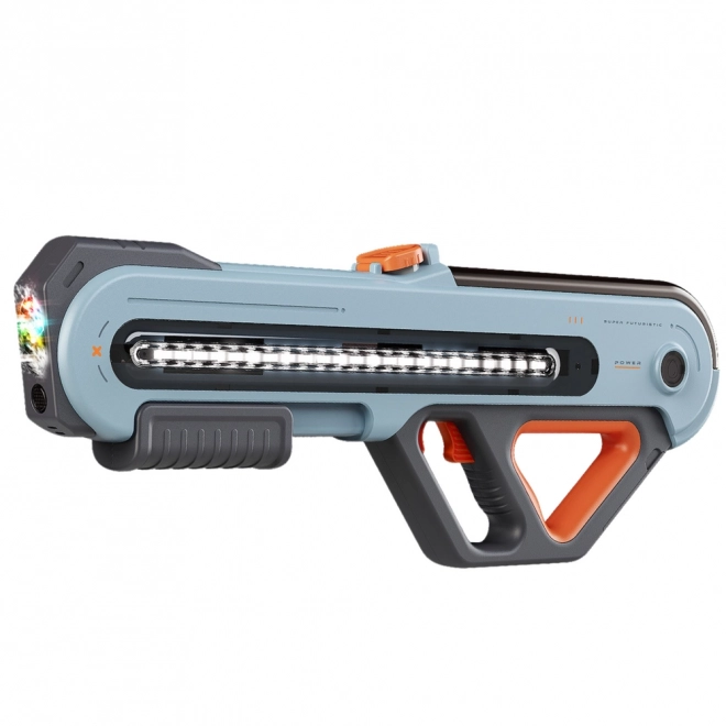 Elektronische Wasserpistole LED 60 cm grau