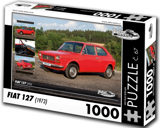 Retro-Auta Puzzle Fiat 127 - 1000 Teile