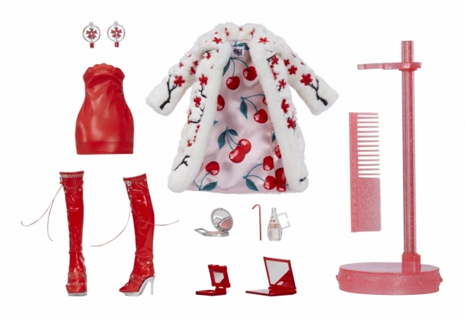 Shadow High Modepuppe - Rosie Redwood Accessoires Kit in Rot