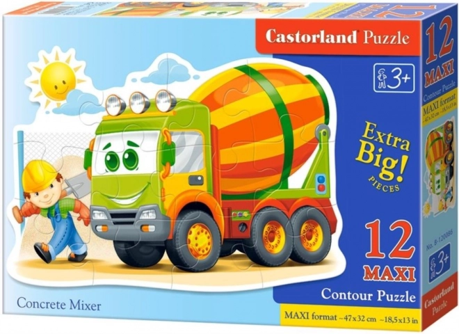 Betonmischer Maxi Puzzle 12 Teile