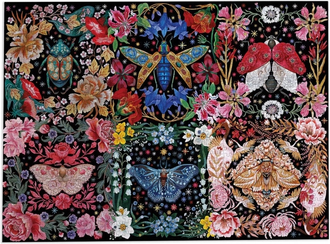 Puzzle Käfer zwischen Blumen 1000 Teile