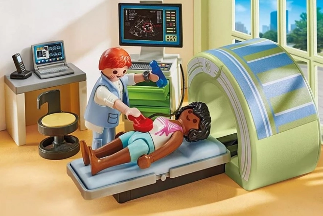 Playmobil Radiologie-Patient beim MRT