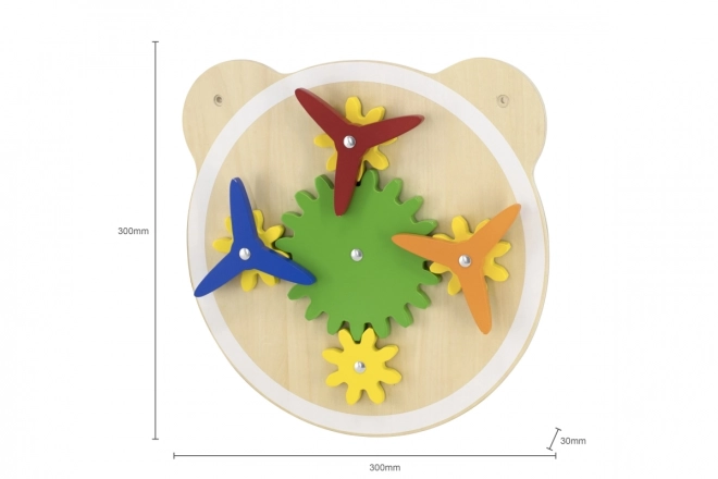 Holzspielzeug Bär für die Wand