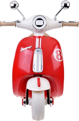 Klassischer elektrischer Kinderscooter orange – Rot