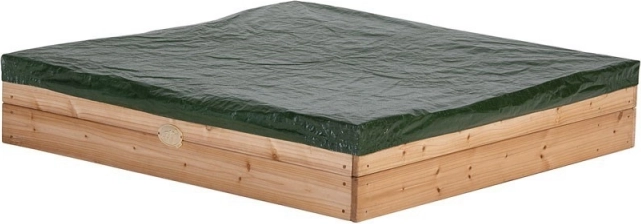 AXI Sandkasten aus Holz mit Stauraum und Plane