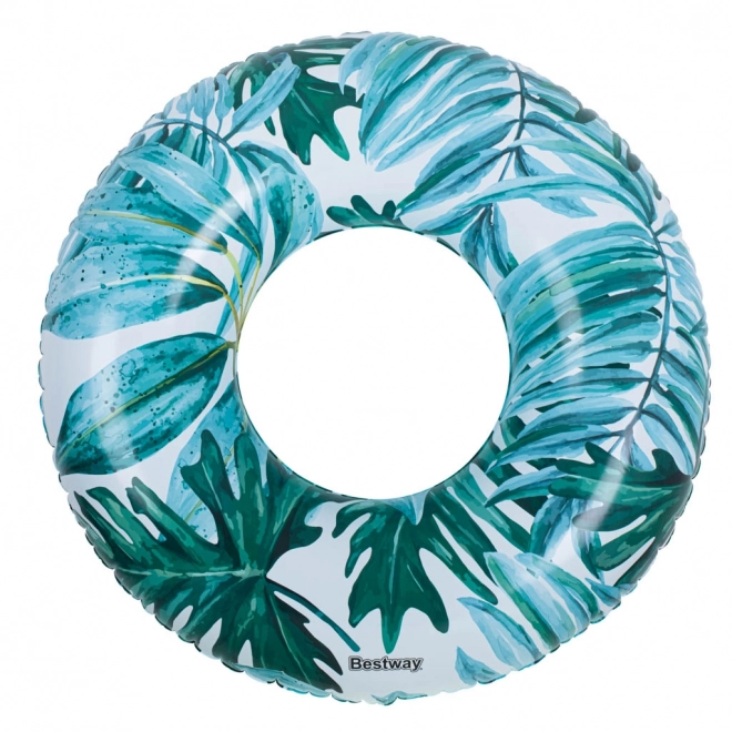 Bestway aufblasbarer Schwimmring Tropical Palms