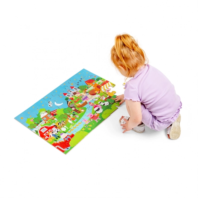 Bigjigs Toys Märchenhaftes Fußbodenpuzzle