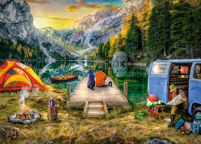 Ravensburger Puzzle Campingurlaub 1000 Teile