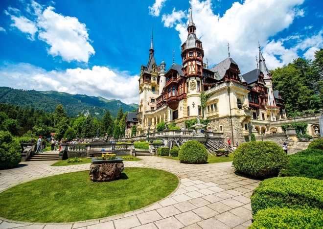 Enjoy Puzzle Königliches Schloss Sinaia Rumänien 1000 Teile