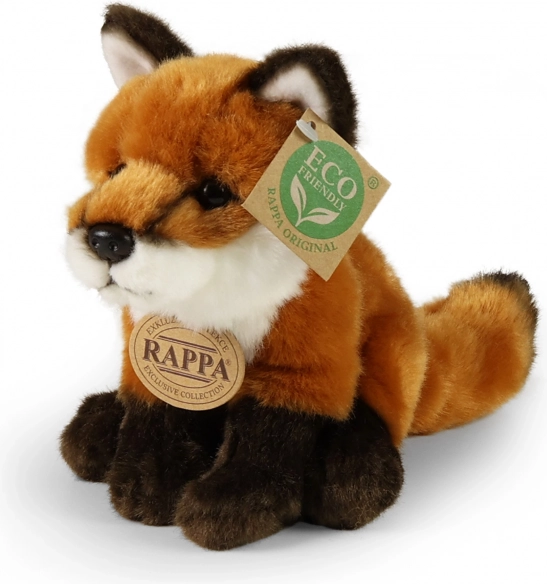 Sitzender Plüschfuchs 18 cm, umweltfreundlich