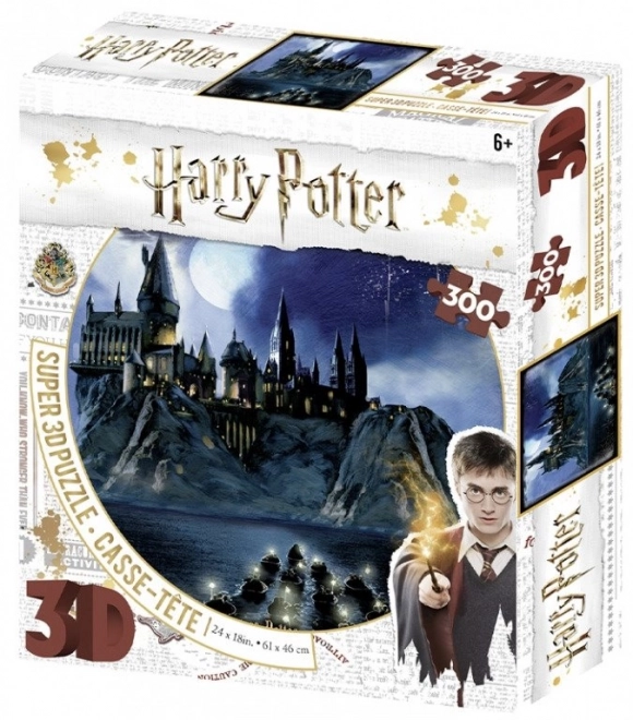 3D Puzzle Harry Potter: Nächtliches Hogwarts 300 Teile