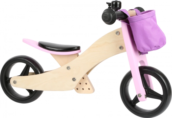 Small Foot Holzlaufrad 2-in-1 Trike Rosa