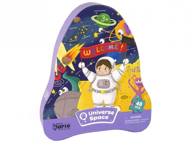 Kosmos-UFO-Planeten Puzzle, 48 Teile