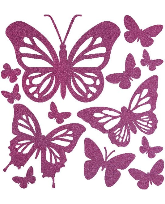 Elegantes Design der Schmetterlinge