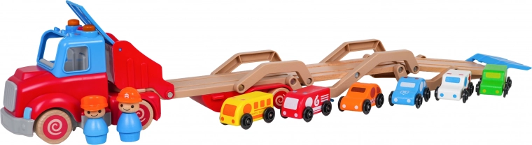 6 Autos und 2 Figuren