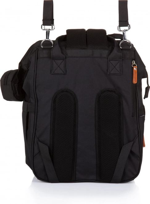 Chipolino Wickeltasche Rucksack Obsidian