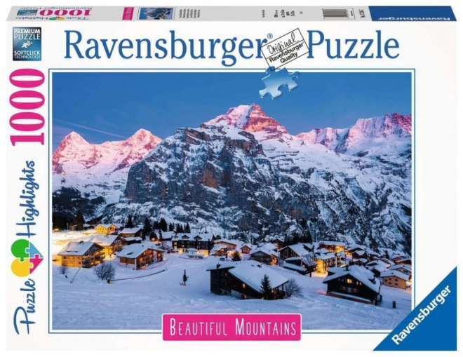 Ravensburger Puzzle Mürren aus dem Berner Oberland 1000 Teile